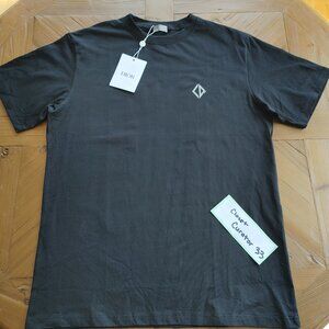 Dior "CD" Black Reflective Logo T-Shirt XL (New)